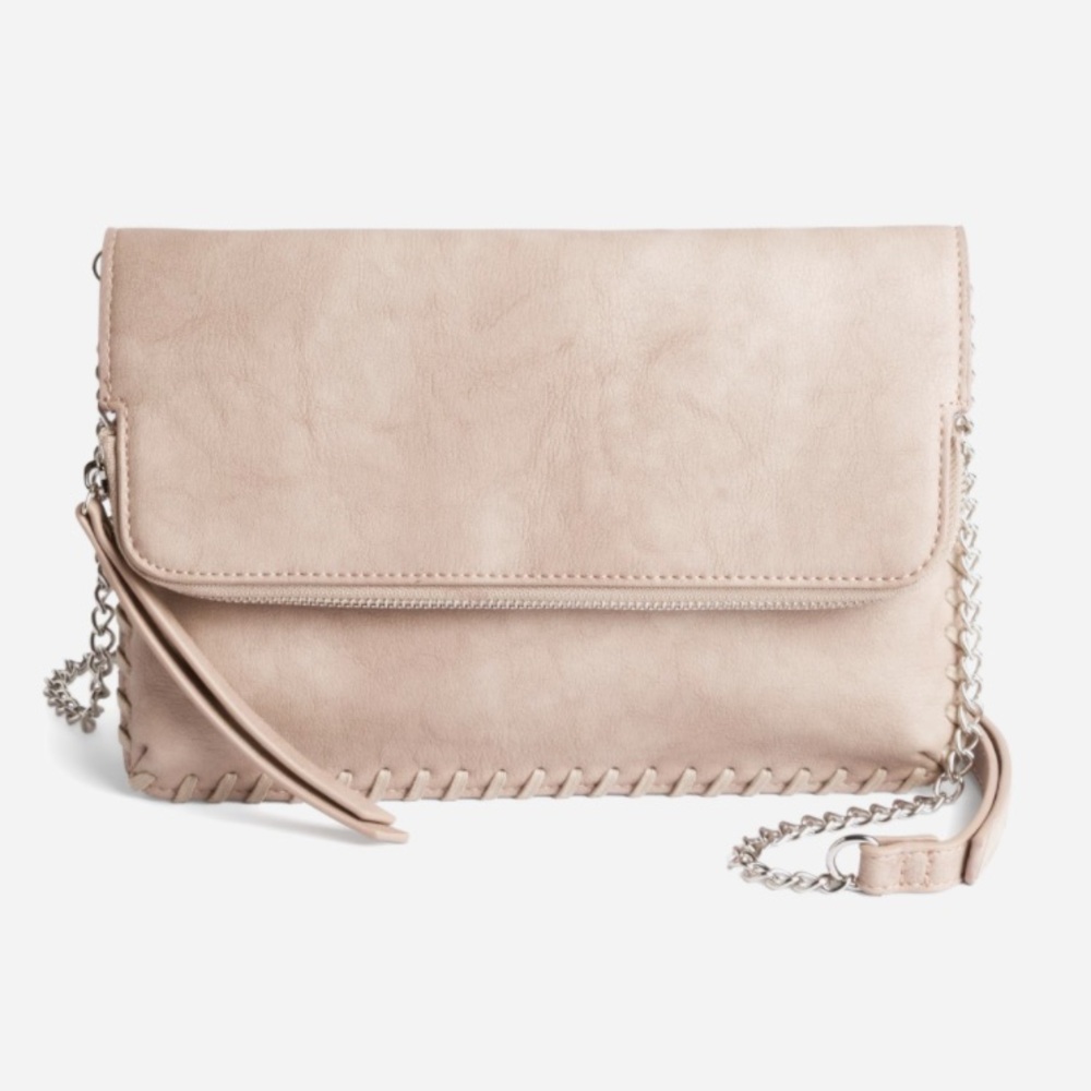 Urban Expressions Crossbody Bag Purse Taupe